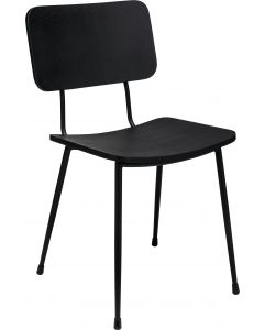 Gerlin Plywood SC, Sitz und Rücken matt schwarz lackiert